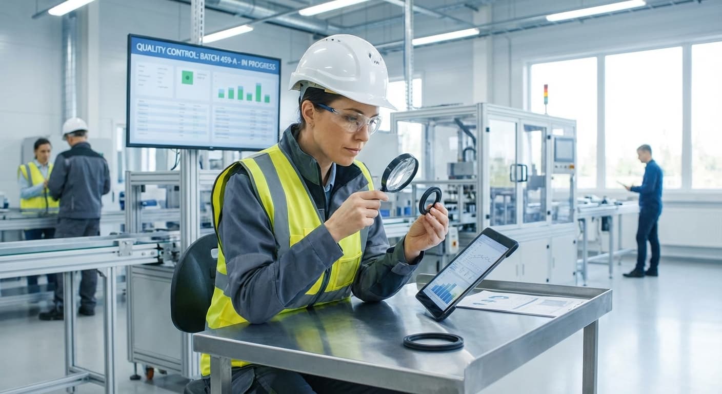 Výrobný proces gumových komponentov