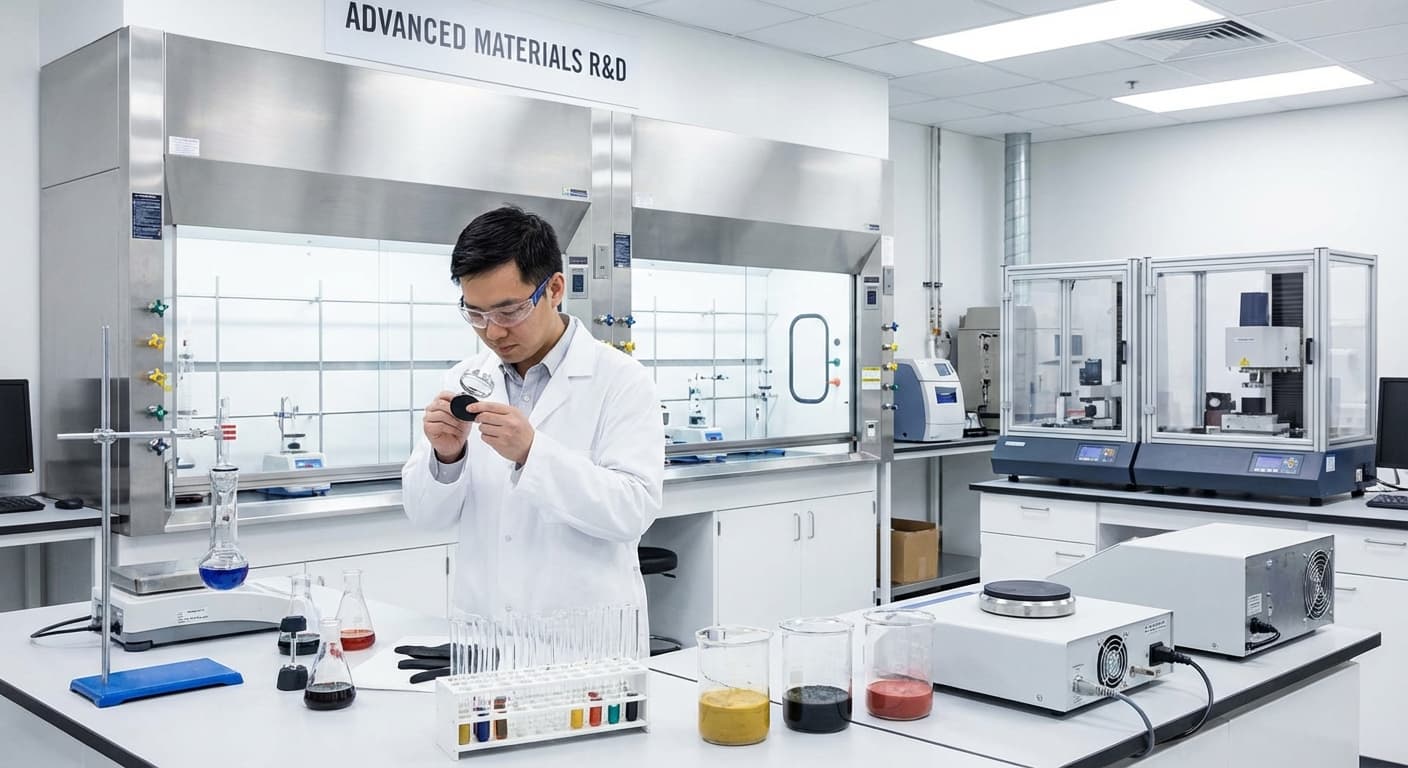 Laboratórium vývoja gumových zmesí